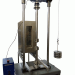 Torsion testing machine with oven to test automotive components