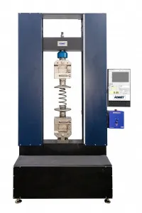 Dual Column Universal Testing Machine compressing spring