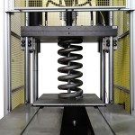 Custom system for testing industrial springs