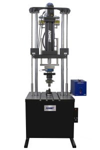 Axial Torsion Fatigue Material Testing System performing a test on a screw