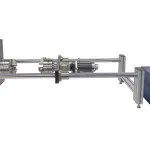 Horizontal torsion testing machine capably of testing up to 125 Nm