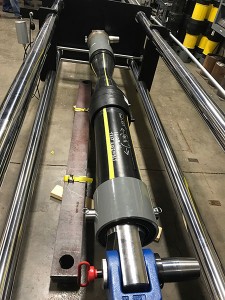 ADMET designed and built this custom large plastic pipe testing system for a recent customer