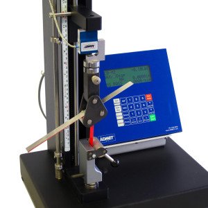 Floating roller peel test on a table top tensile tester