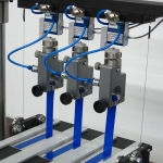 custom peel fixture for testing three samples simultaneously